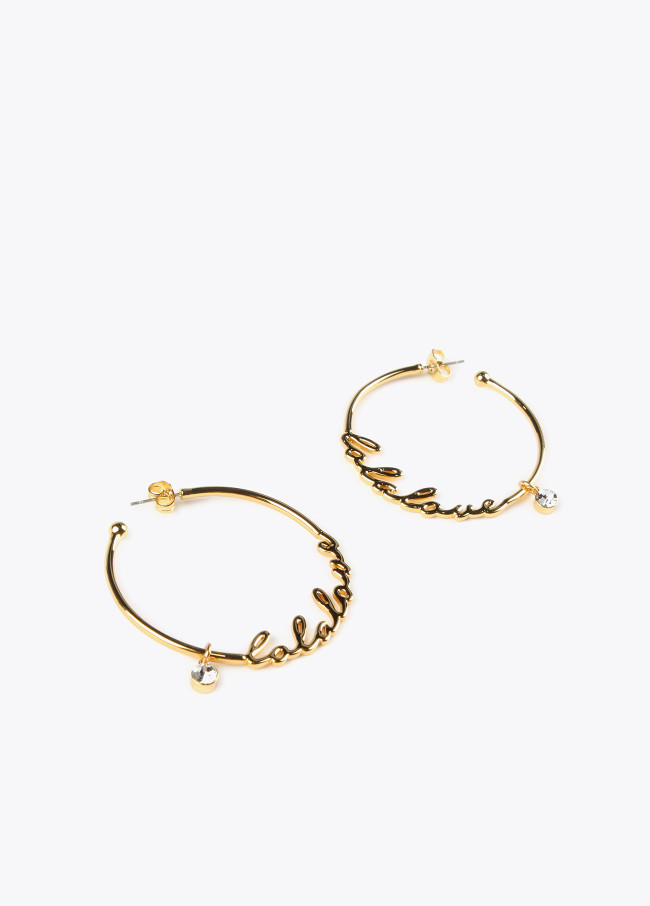 Gold-toned Lola Love earrings