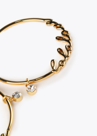 Gold-toned Lola Love earrings