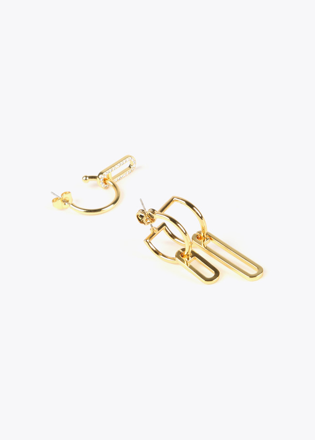 Asymmetric earrings