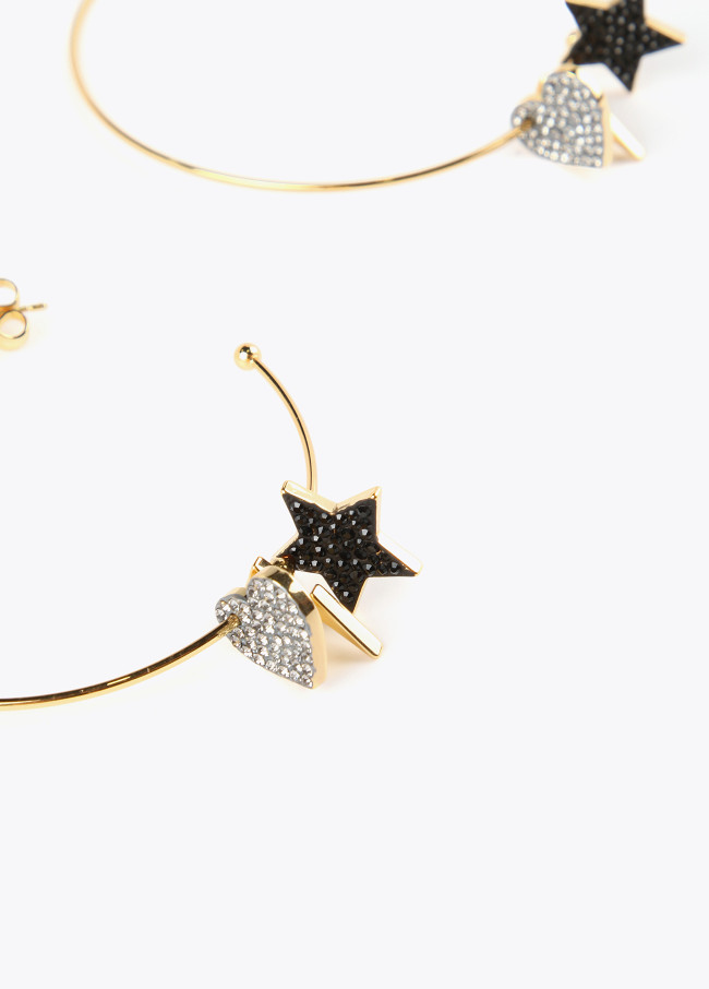 Pendientes aro y charms