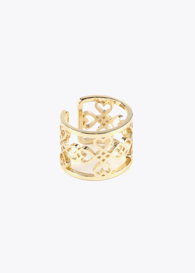 Bague cœurs infinis