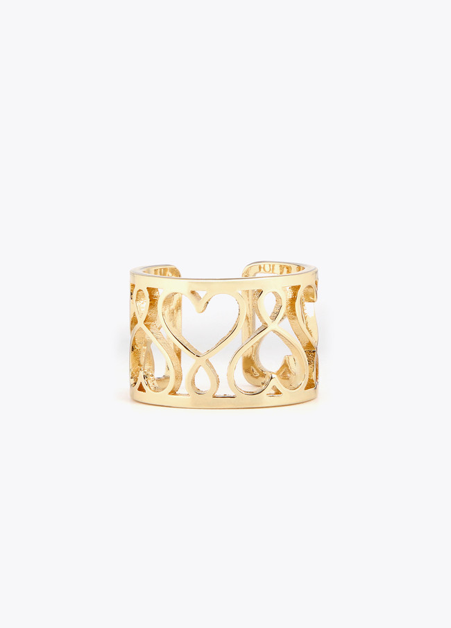 Maxi infinity heart ring