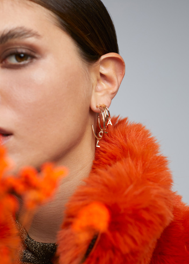 Boucles d’oreilles 4 anneaux