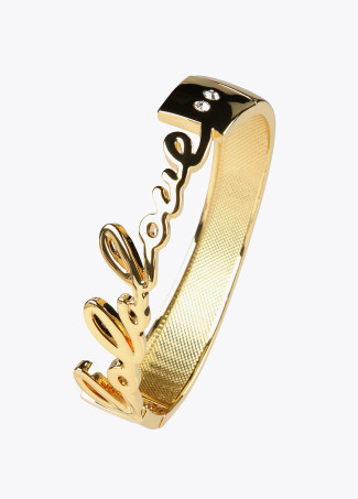Gold-toned Lola Love bangle