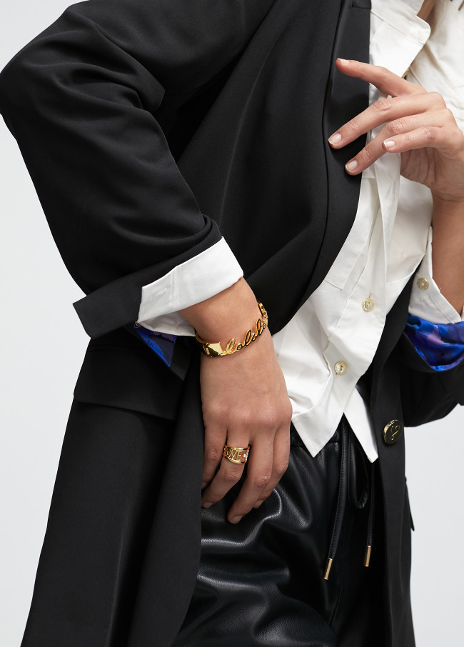 Gold-toned Lola Love bangle