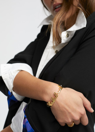 Pulseira dourada Lola love