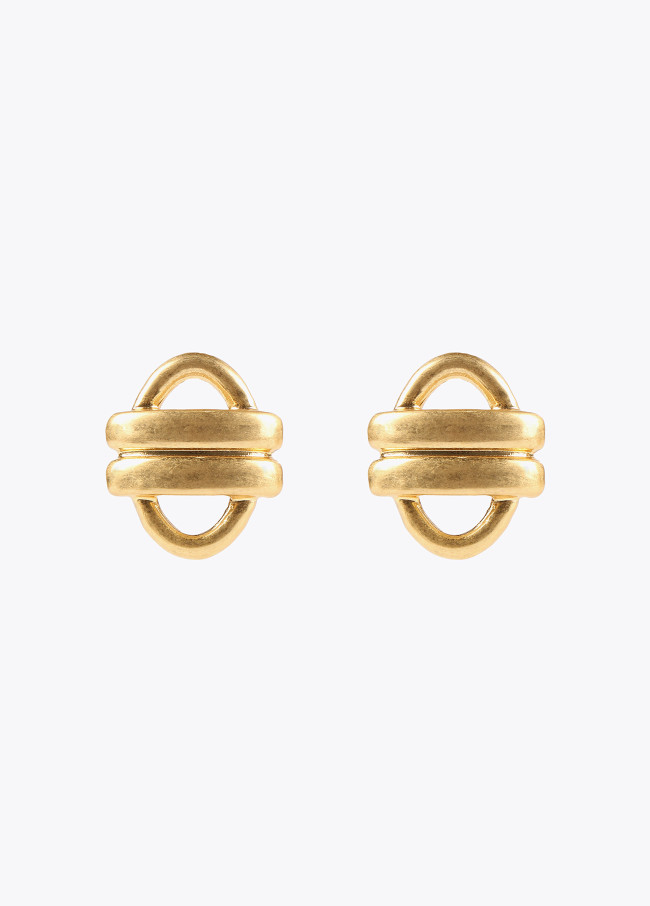 Gold-toned earrings