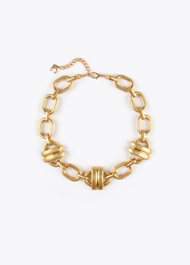 Goldfarbene Choker-Halskette