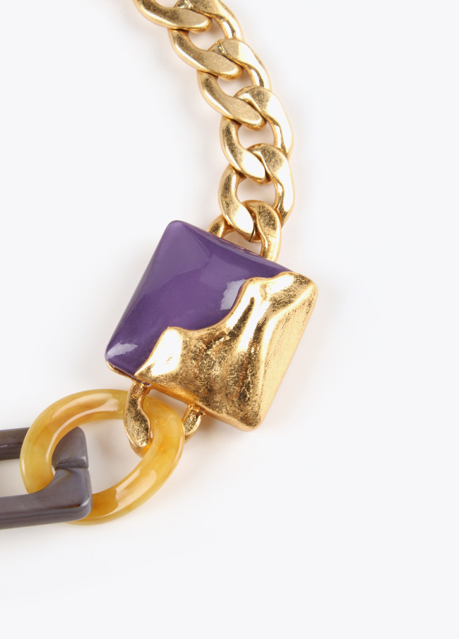 Collar gargantilla multicolor