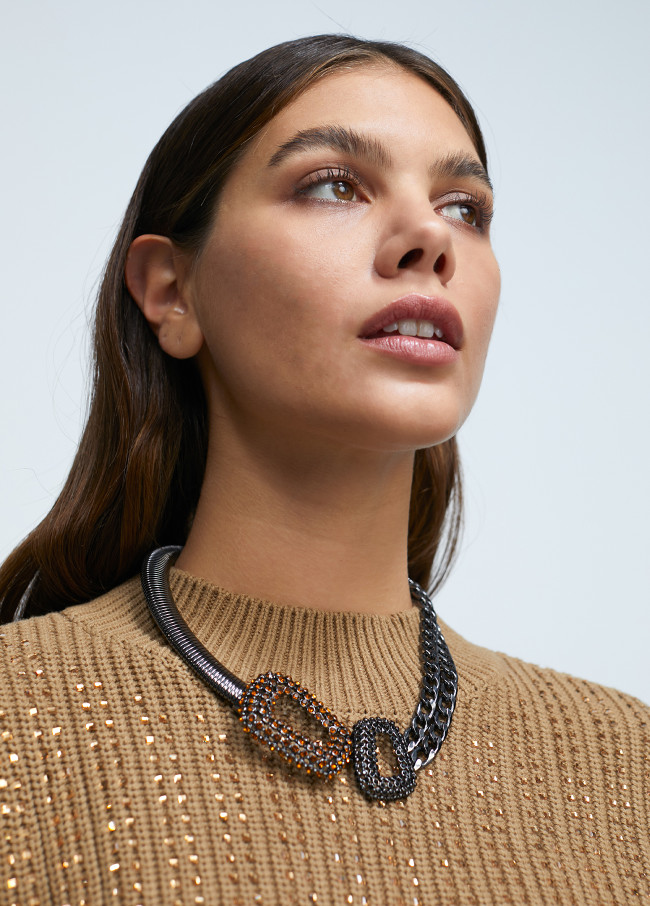 Zweiteilige Choker-Halskette