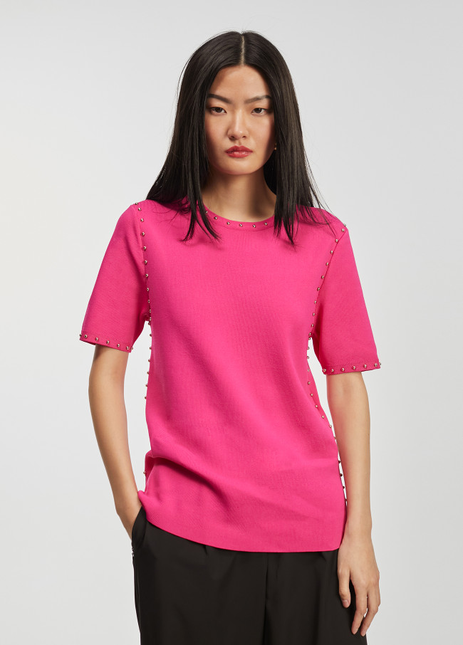 Pull en maille clous