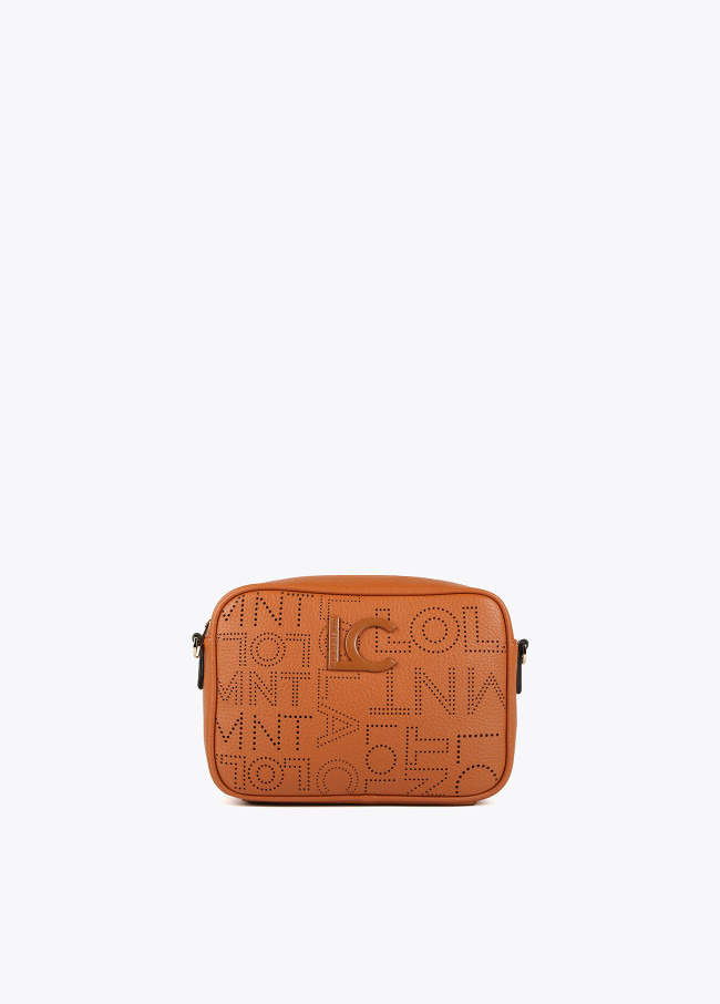 Die-cut crossbody bag