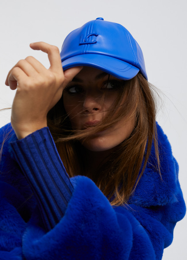 Casquette similicuir