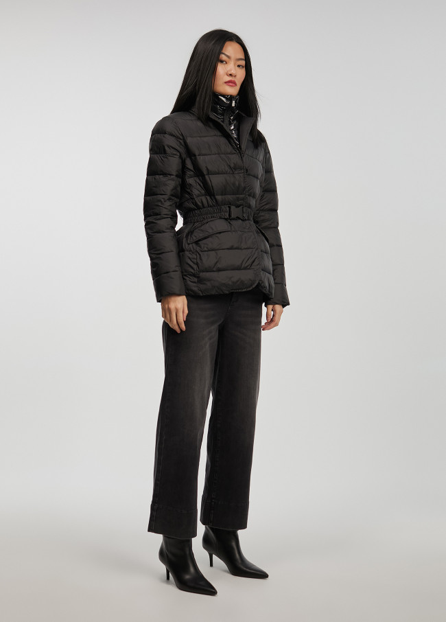 Steppjacke mit Gürtel