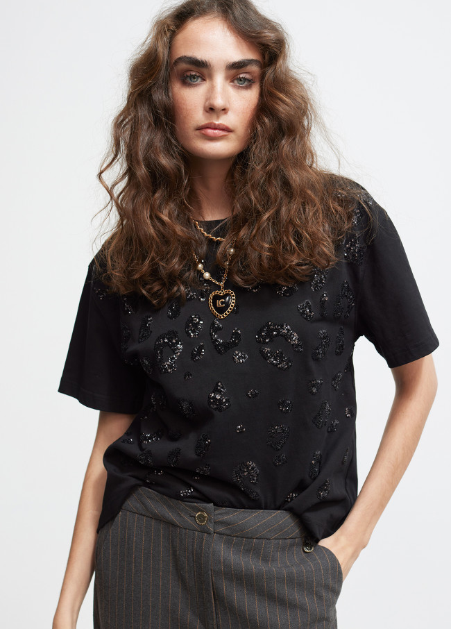 T-shirt paillettes