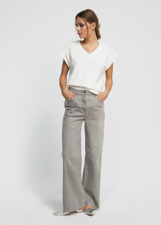 Pantalon détail lamé