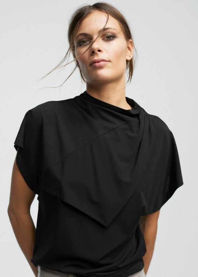 High neck top