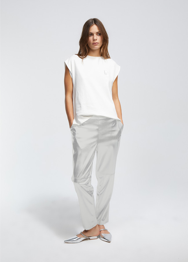 Silver trousers