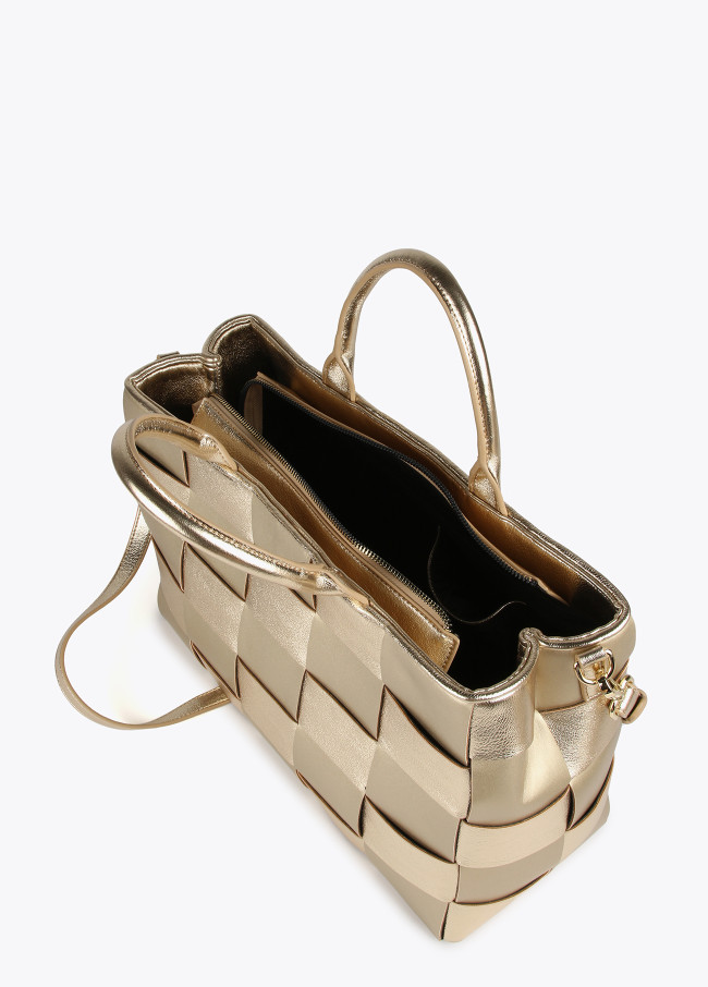 Tote bag entrançada