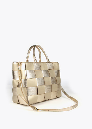 Tote bag entrançada