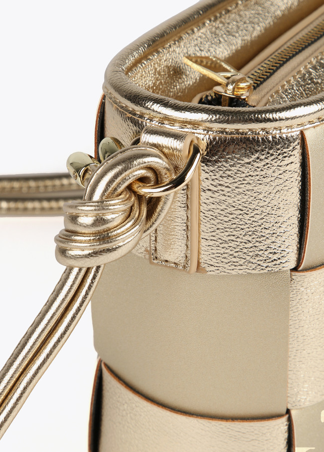 Braided crossbody bag