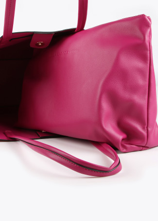 Cutwork logo tote bag