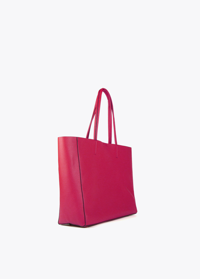 Cutwork logo tote bag