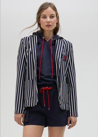 Blazer a maglia a righe. Limited Edition