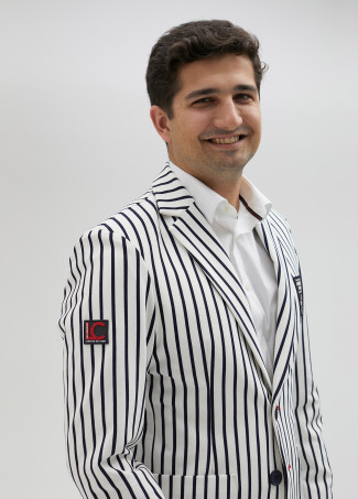 Blazer pour homme en maille à rayures. Édition limitée.