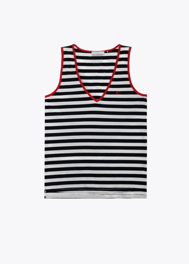 Striped strappy top. Limited Edition