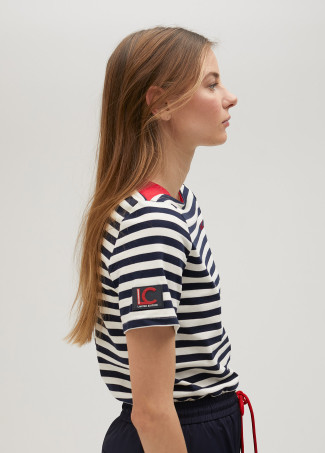 Striped short sleeve T-shirt. Limited edition