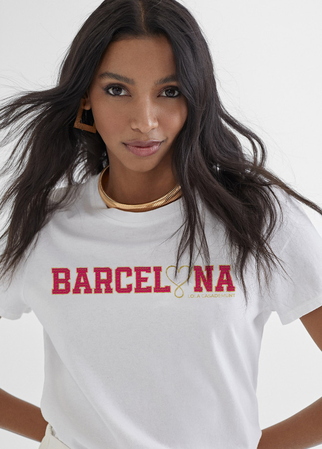 T-shirt básica Barcelona