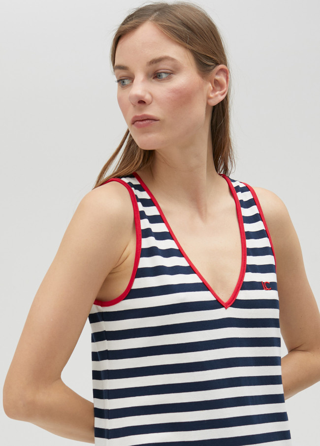 Vestito midi a righe. Limited Edition