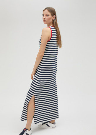 Vestito midi a righe. Limited Edition