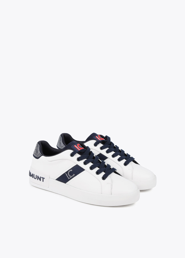 Sneaker mit glänzendem Strass