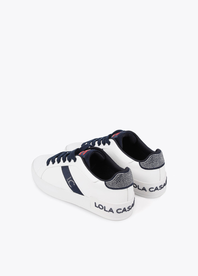 Sneakers avec pierres brillantes