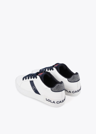 Sneakers with rhinestone details