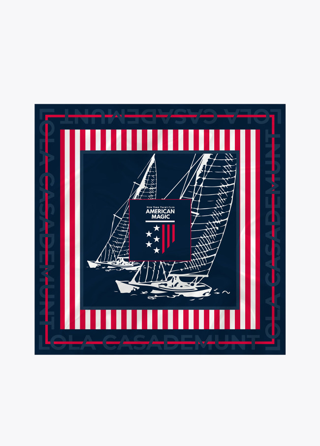 Foulard Lola Casademunt e American Magic