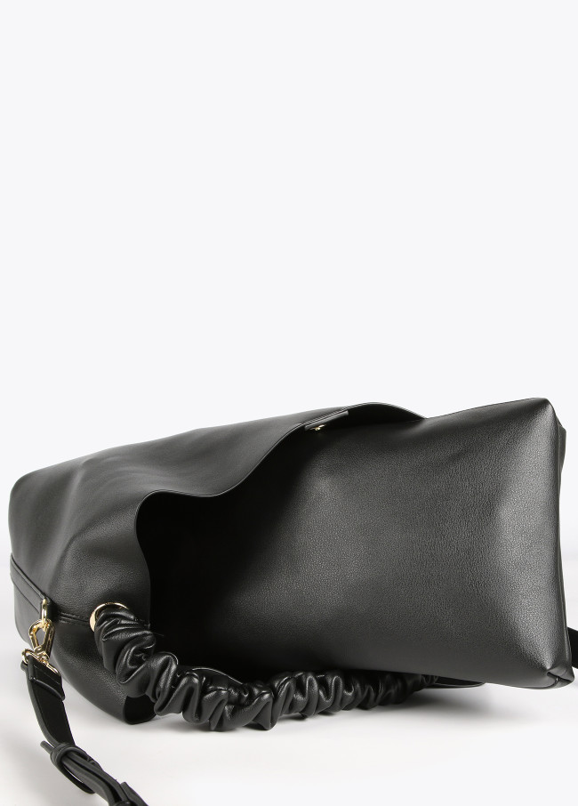 Shopper con Maniglia Arricciata