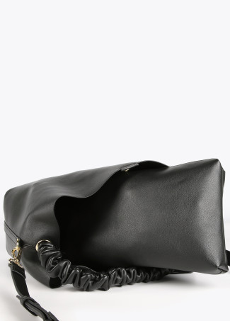 Shopper with Ruched Handle