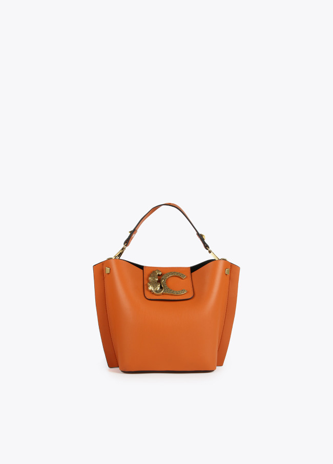 Animal logo crossbody bag