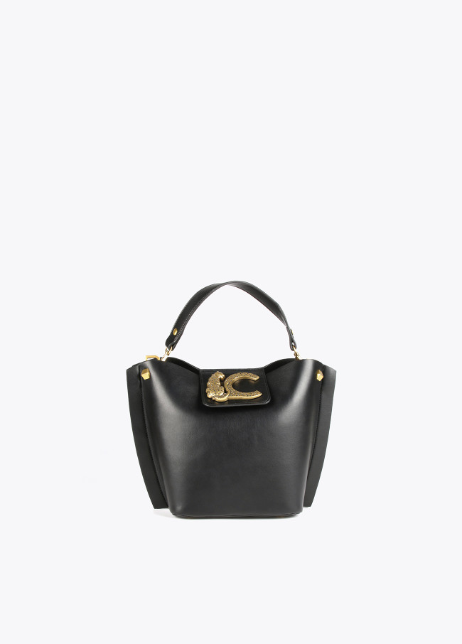 Animal logo crossbody bag