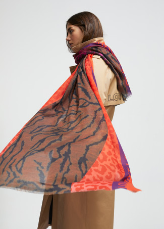 Foulard imprimé animal