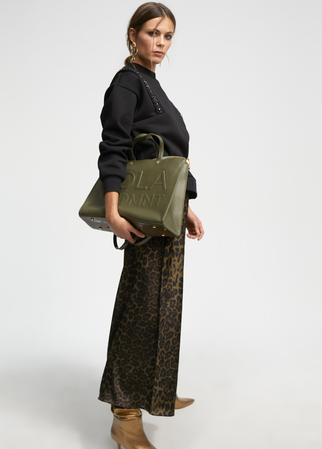 Shopper mit Relief-Logo