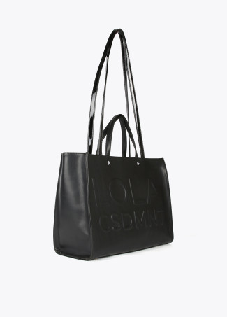 Tote bag com logótipo em relevo