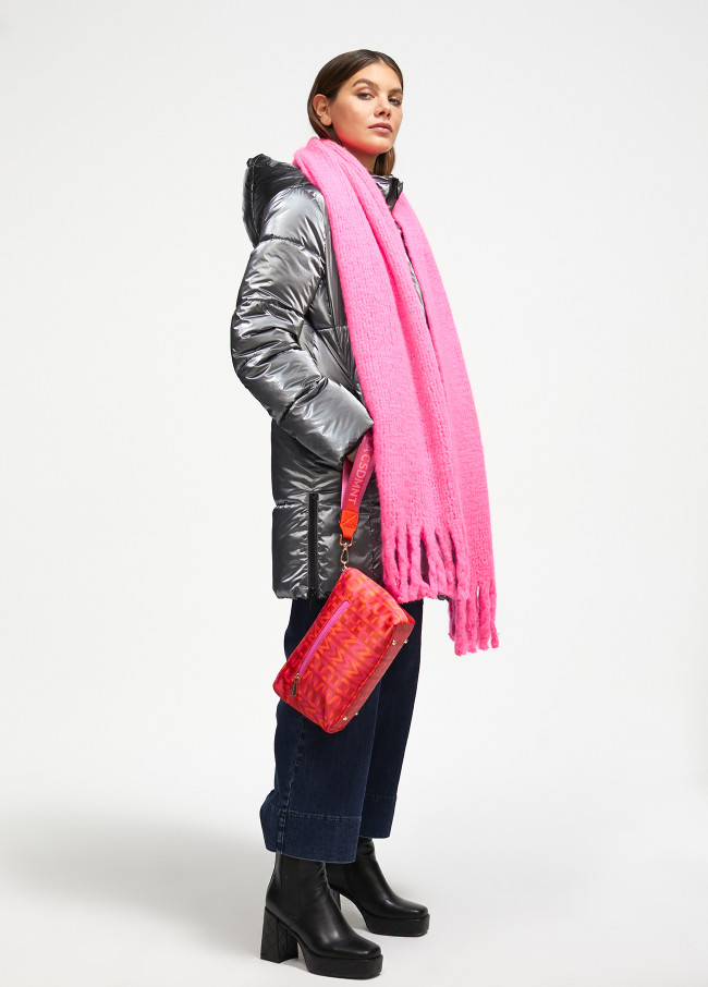 Cachecol com franjas