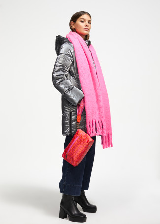 Cachecol com franjas