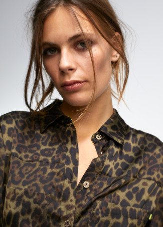 Robe à motif imprimé animal