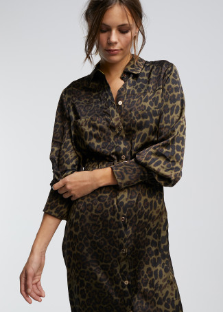 Robe à motif imprimé animal