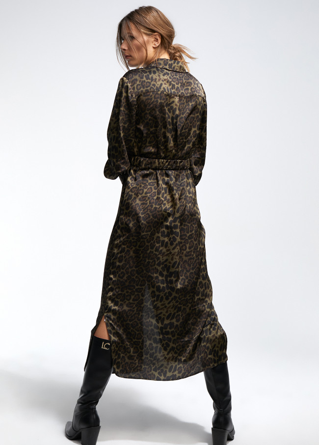 Robe à motif imprimé animal